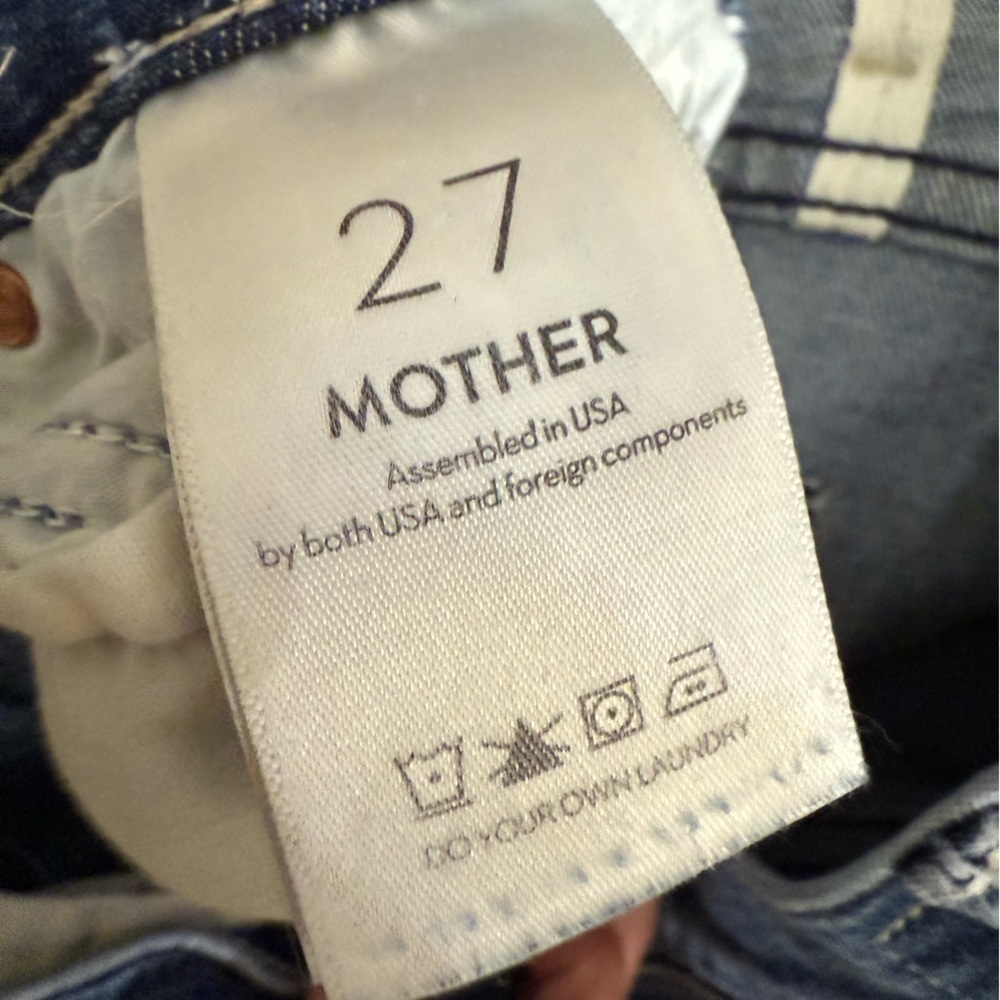 MOTHER👖Swooner Ankle Fray Denim - Picture 8 of 11